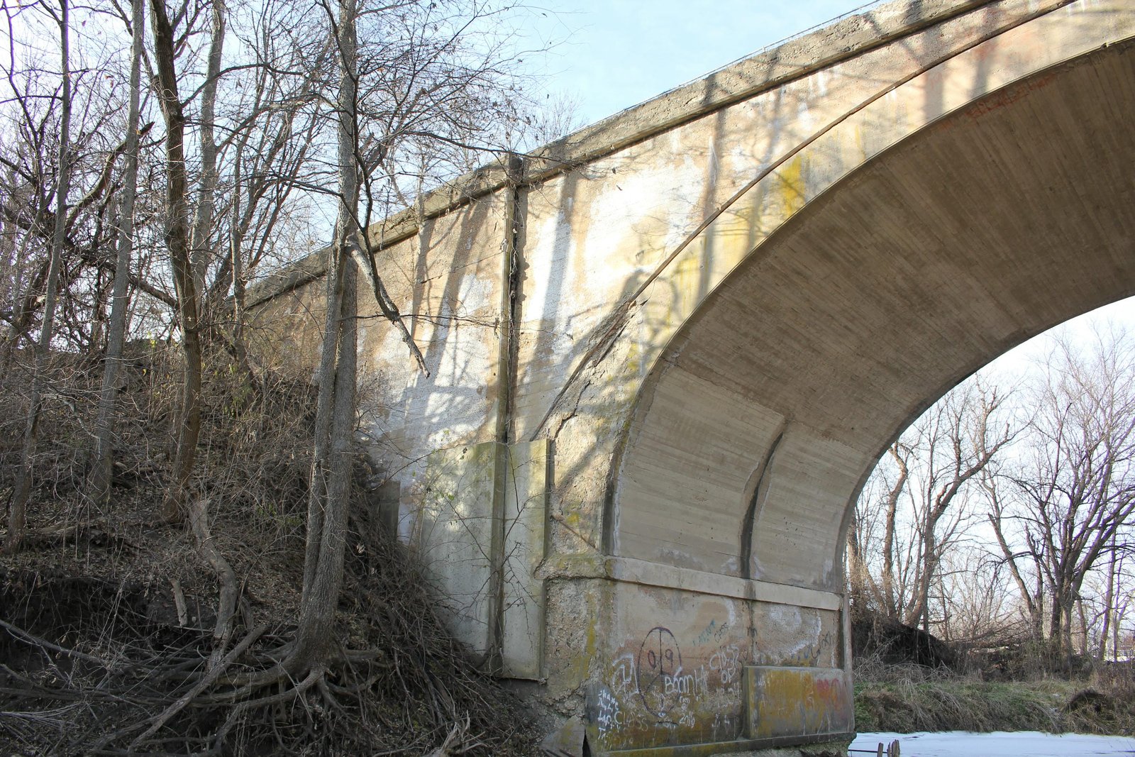 West abutment